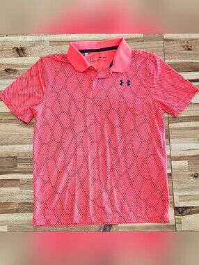 Under Armour Coral Pink Polo Shirt